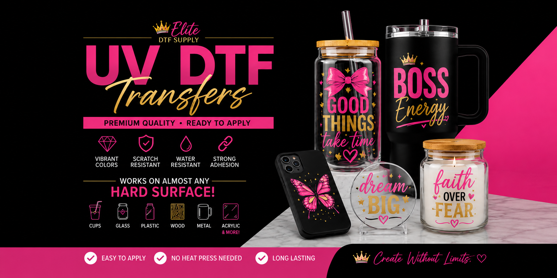 UV DTF Transfers