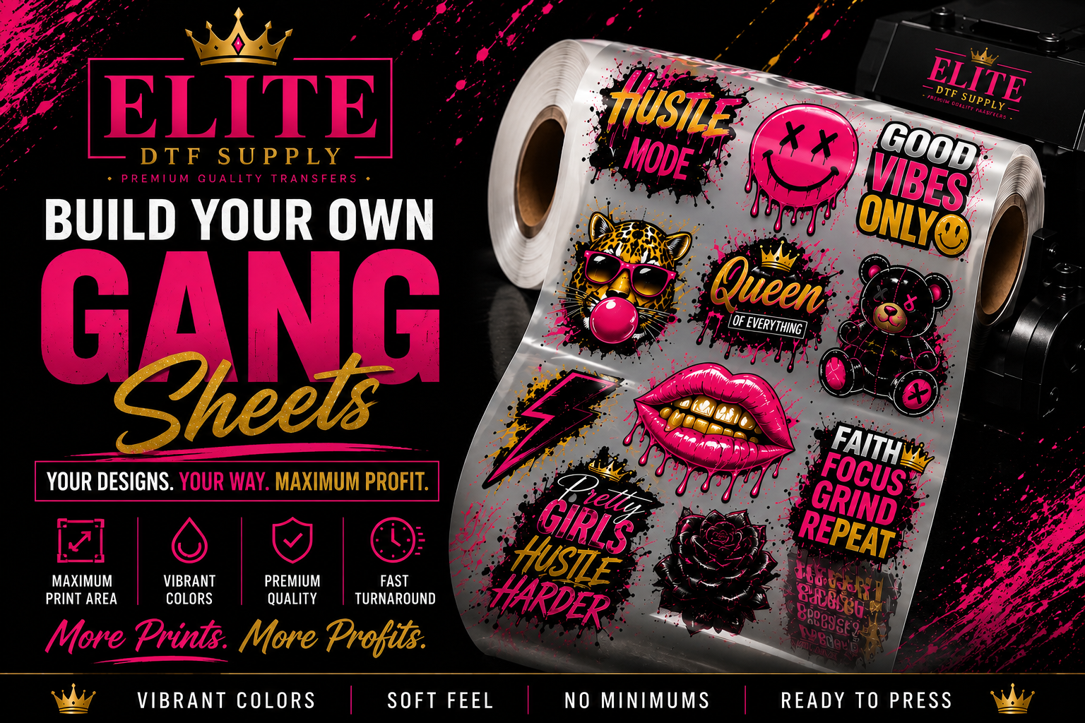 Build Your Own DTF Gang Sheets